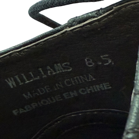 Jeffrey Campbell Vintage Williams Black/Brown Wingtip Oxford Heels Size 8.5 - Picture 11 of 11